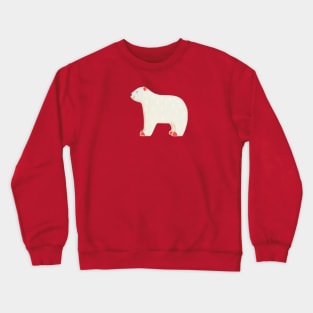 Painted polar bear 1 Crewneck Sweatshirt